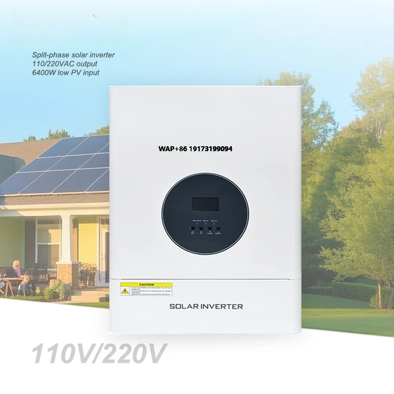 Split Phase Inverter 10Kw 110V 220V - محول طاقة شمسية نقي الموجة جيبية