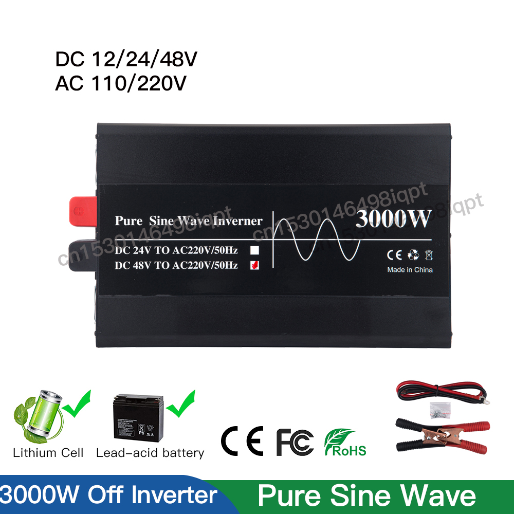 Lifepo4 Solar Inverter 24V 3000W - 3000 واط 12 فولت 24 فولت