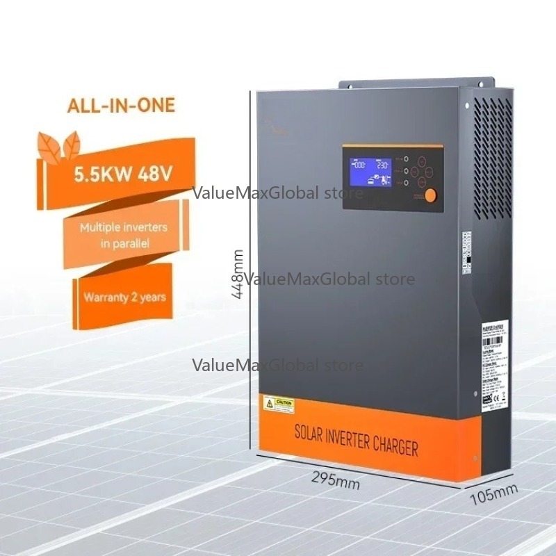 Hybrid Solar Inverter 5.5Kw Mppt 48V - محول طاقة شمسية هجين ثلاثي الأطوار