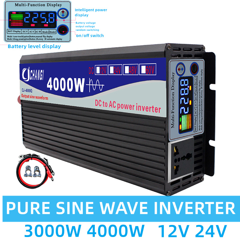 Inverter Pure Sine Wave 60Hz 120V 3000W - محول لموجة جيبية نقية 12 فولت