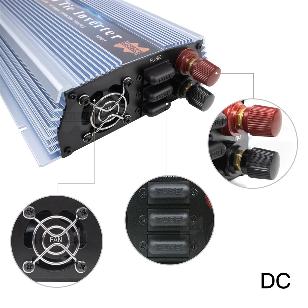 Micro Inverter 1400W Solar Grid Tie - محول طاقة شمسية صغير متصل بالشبكة