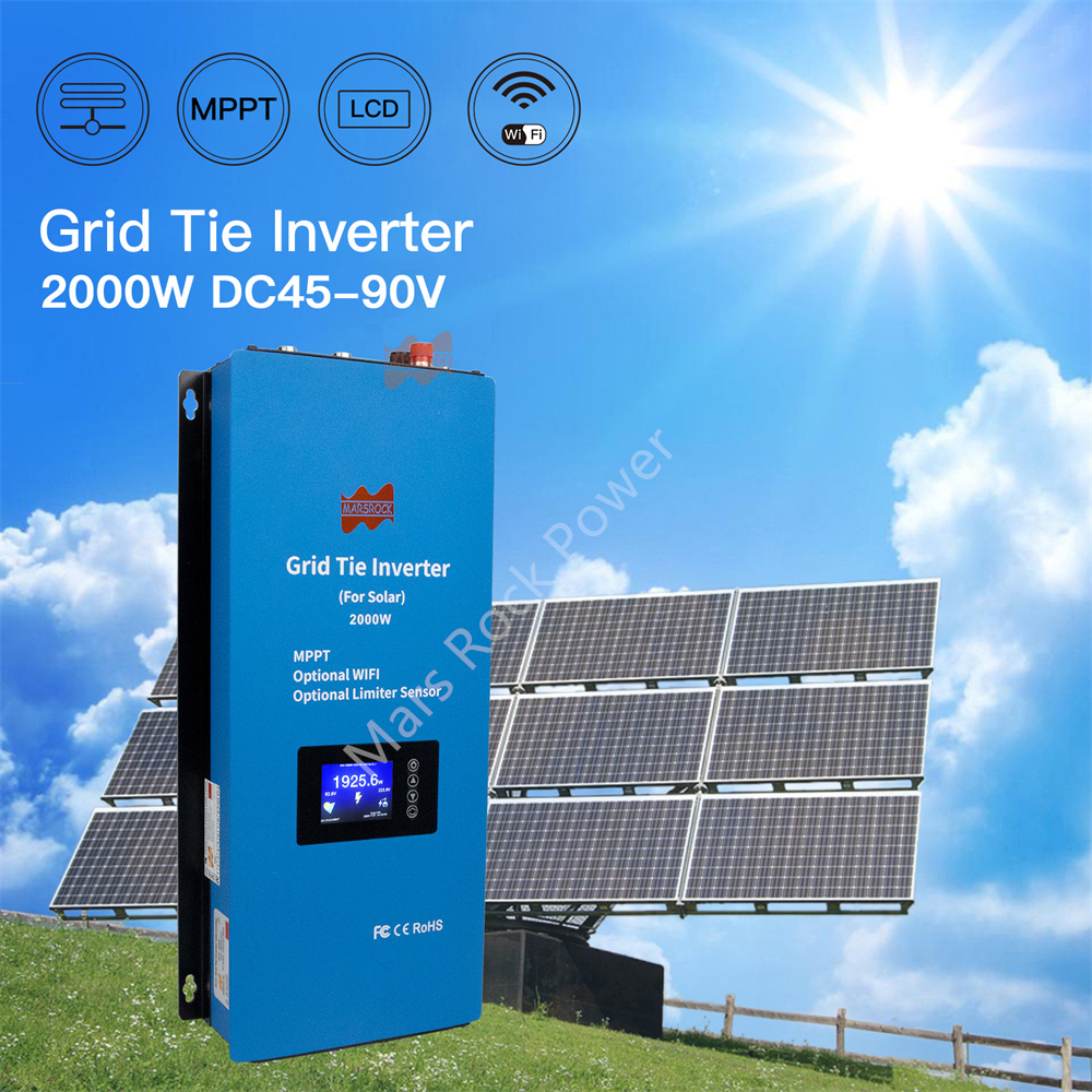 Grid Tie Inverter Limiter 2000W - عاكس طاقة شمسية متصل بالشبكة بقدرة