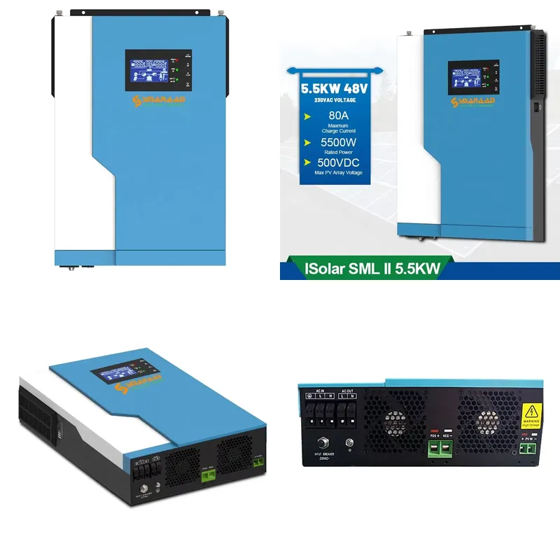 Hybrid Solar Inverter 5.5Kw Mppt 48V - جهاز تحكم بالطاقة الشمسية 3.5 كيلو