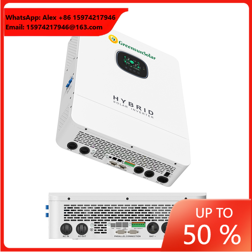 Hybrid Solar Inverter 5.5Kw Mppt 48V - محول طاقة شمسية هجين MPPT بجهد