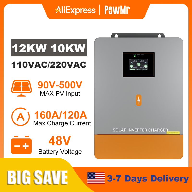 Split Phase Inverter 10Kw 110V 220V - باو مير 12 كيلو واط 10