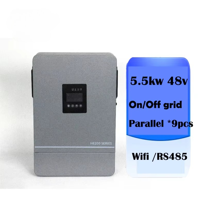 Hybrid Solar Inverter 5.5Kw Mppt 48V - محول طاقة شمسية هجين متوازي بقدرة