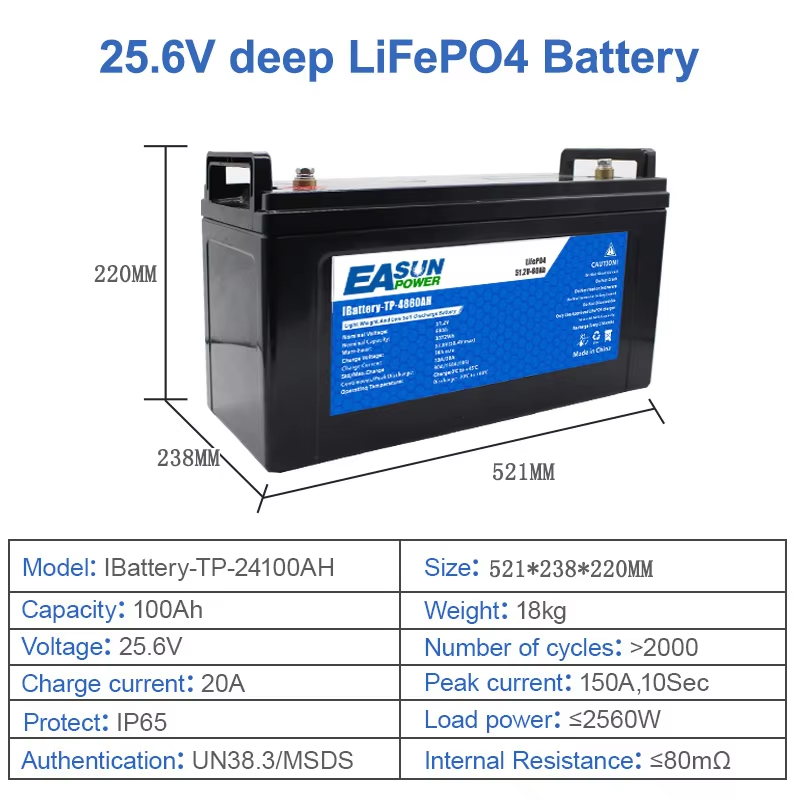 بطارية EASUN Power LiFePO4 بسع - مراجعة Grid Tie Inverter Limiter 2000W وسعره