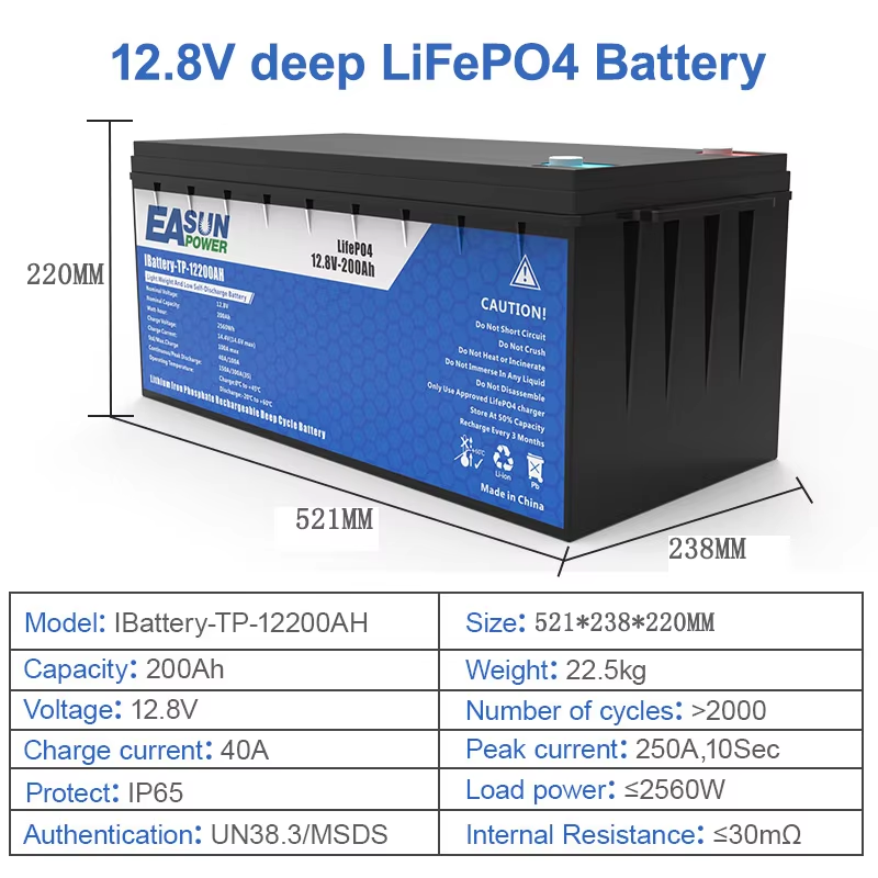 بطارية EASUN Power LiFePO4 بسع - مراجعة Grid Tie Inverter Limiter 2000W وسعره