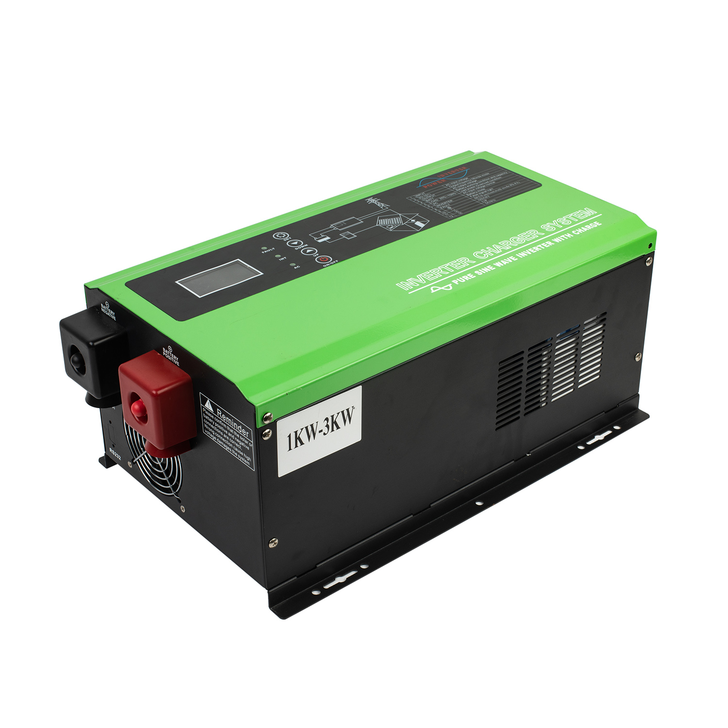 محول طاقة شمسية خارج الشبكة بم - مراجعة Off Grid Solar Inverter 48V 6000W وسعره