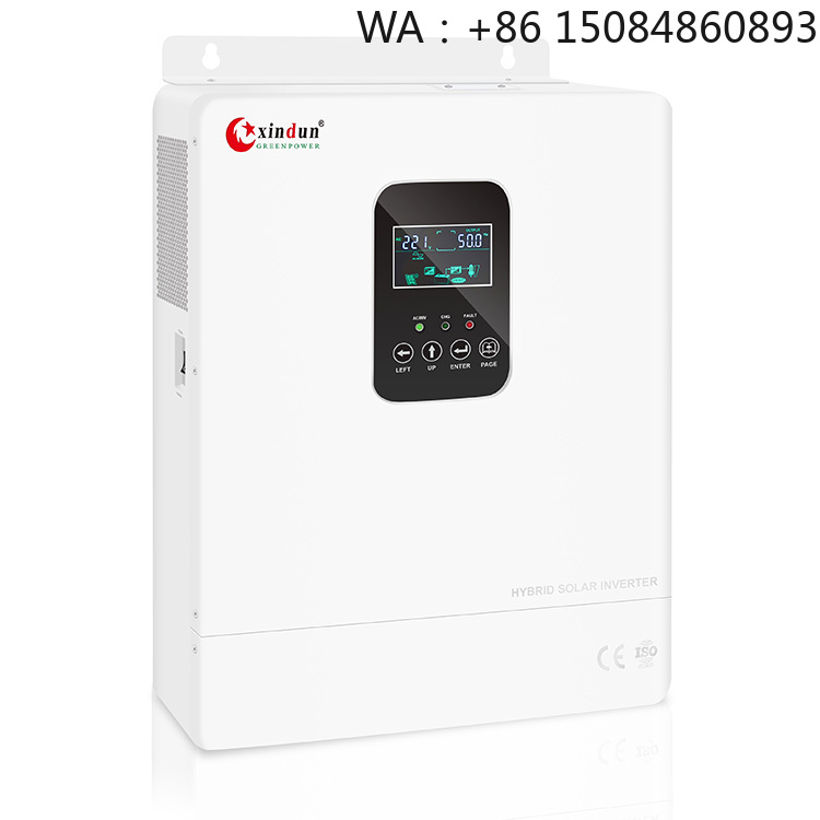محول طاقة شمسية هجين خارج الشب - مراجعة Hybrid Solar Inverter 5.5Kw Mppt 48V وسعره