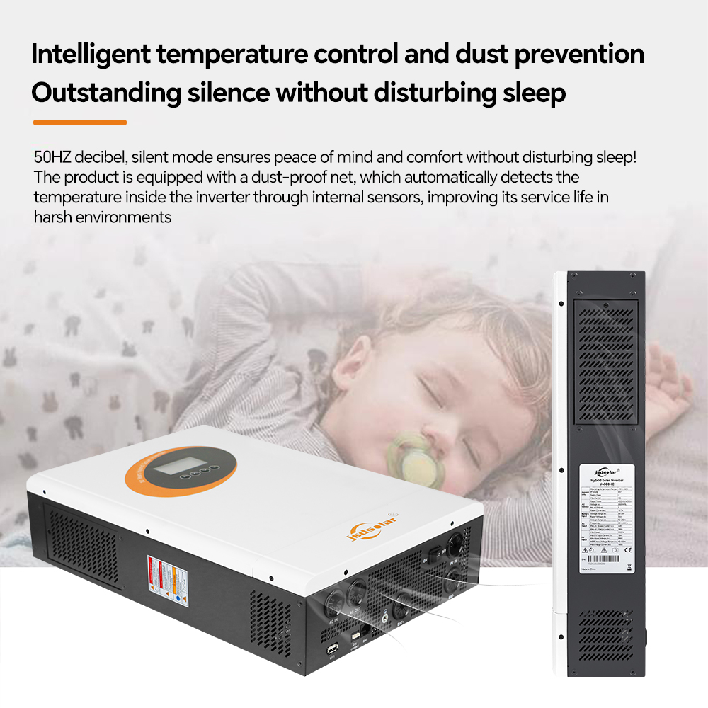 عاكس طاقة شمسية هجين JSDSolar  - مراجعة Hybrid Solar Inverter 5.5Kw Mppt 48V وسعره