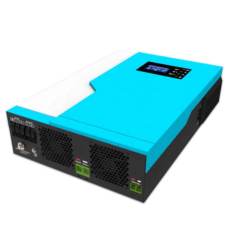 محول طاقة شمسية هجين 12 فولت/2 - مراجعة Hybrid Solar Inverter 5.5Kw Mppt 48V وسعره
