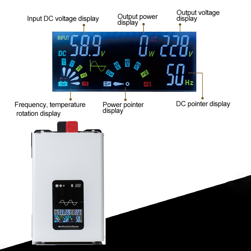 محول تيار مستمر إلى تيار متردد - مراجعة Pure Sine Wave Inverter 5000W 48V 220V وسعره