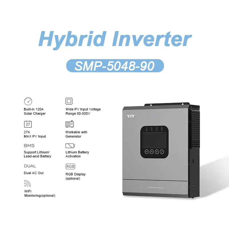 محول طاقة شمسية MPPT خارج الشب - مراجعة Off Grid Solar Inverter 48V 6000W وسعره