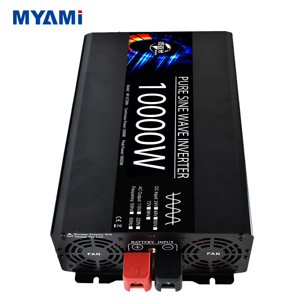 محول طاقة MYAMi بقوة 5000 واط، - مراجعة Pure Sine Wave Inverter 5000W 48V 220V وسعره