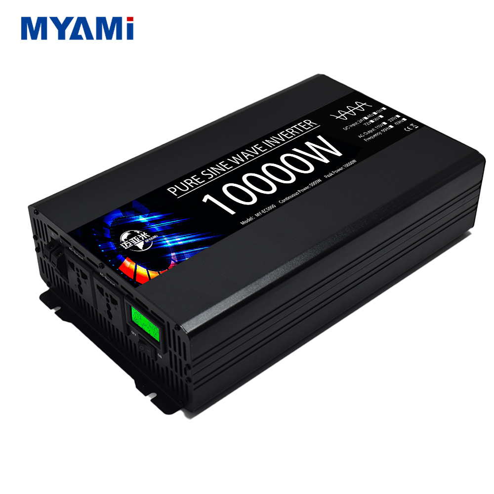 محول طاقة MYAMi بقوة 5000 واط، - مراجعة Pure Sine Wave Inverter 5000W 48V 220V وسعره