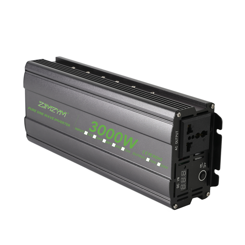 محول طاقة شمسية للسيارة بموجة  - مراجعة Pure Sine Wave Inverter 5000W 48V 220V وسعره