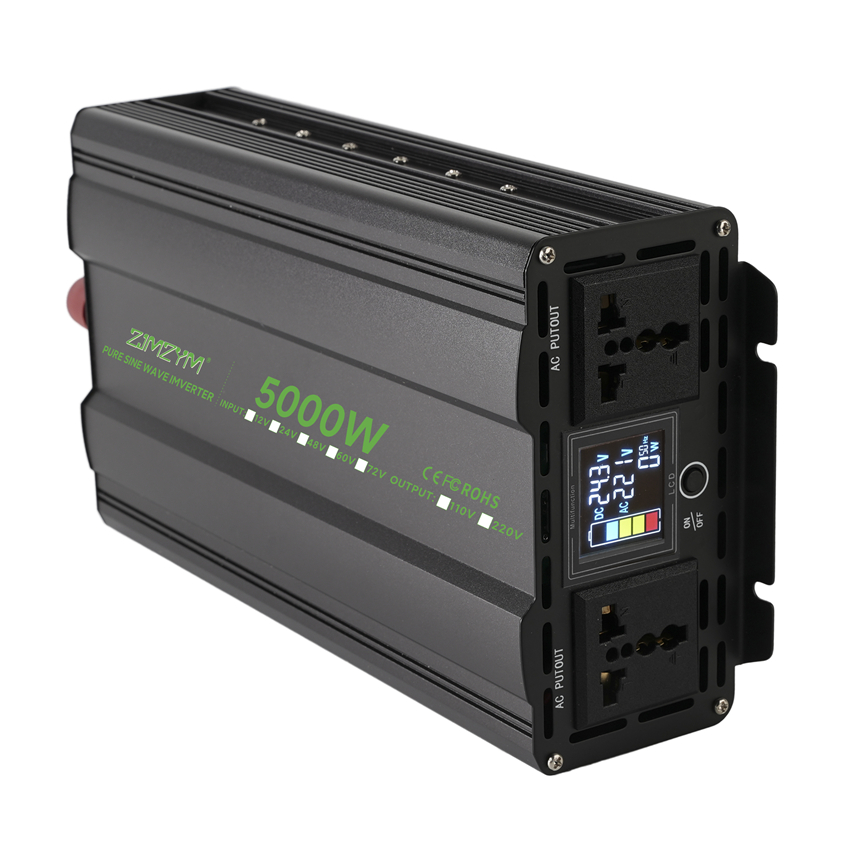 محول طاقة شمسية للسيارة بموجة  - مراجعة Pure Sine Wave Inverter 5000W 48V 220V وسعره