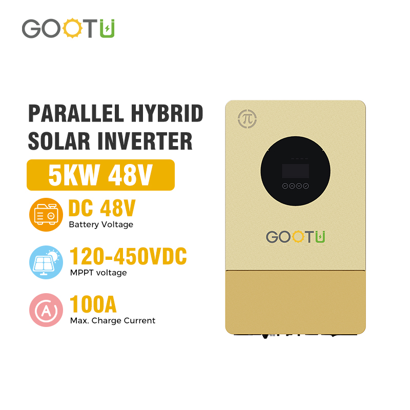 محول طاقة شمسية هجين 5 كيلو وا - مراجعة Parallel Solar Inverter 48V 5000W Mppt وسعره