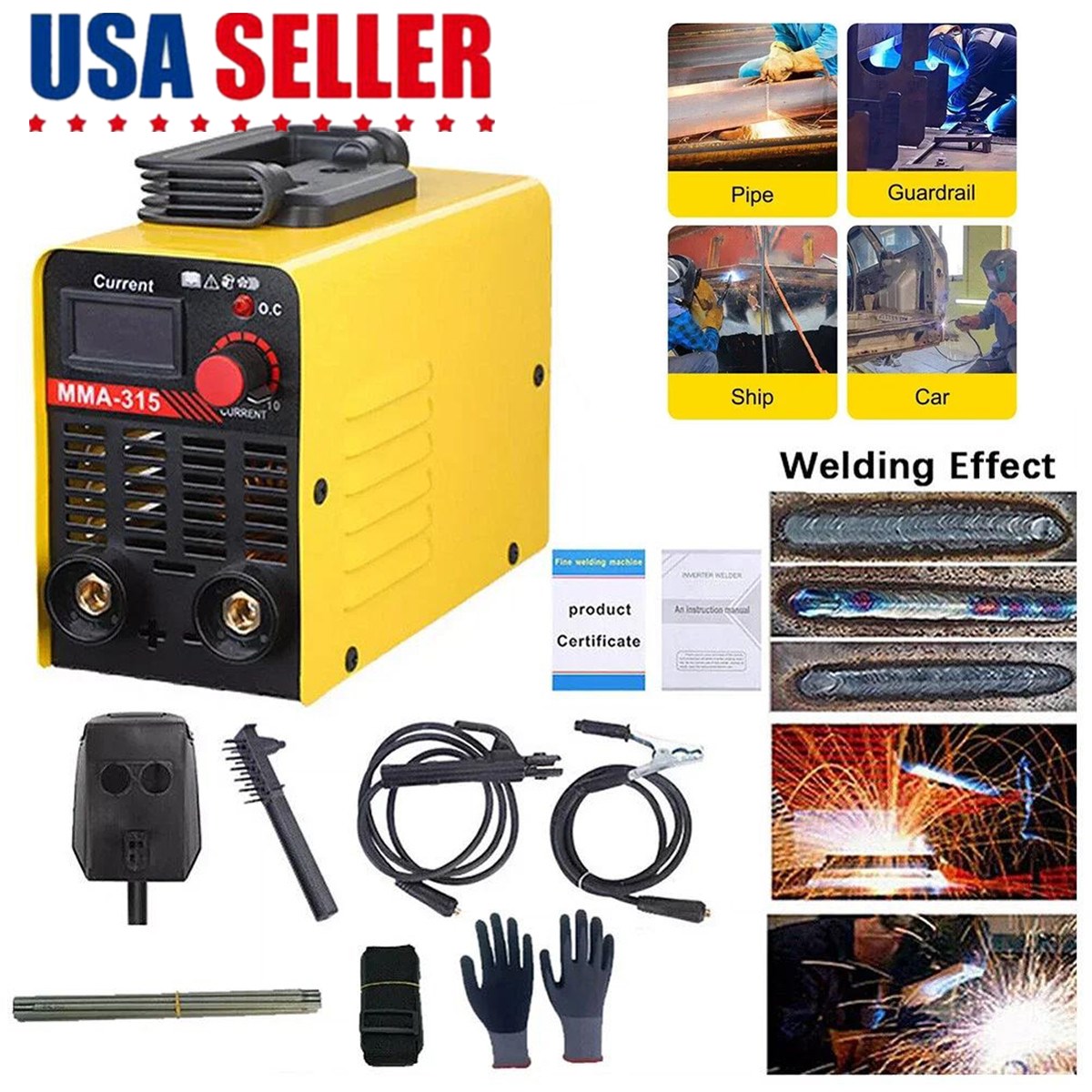 ماكينة لحام قوس كهربائي صغيرة  - مراجعة Inverter Welding Machine Igbt 300A وسعره