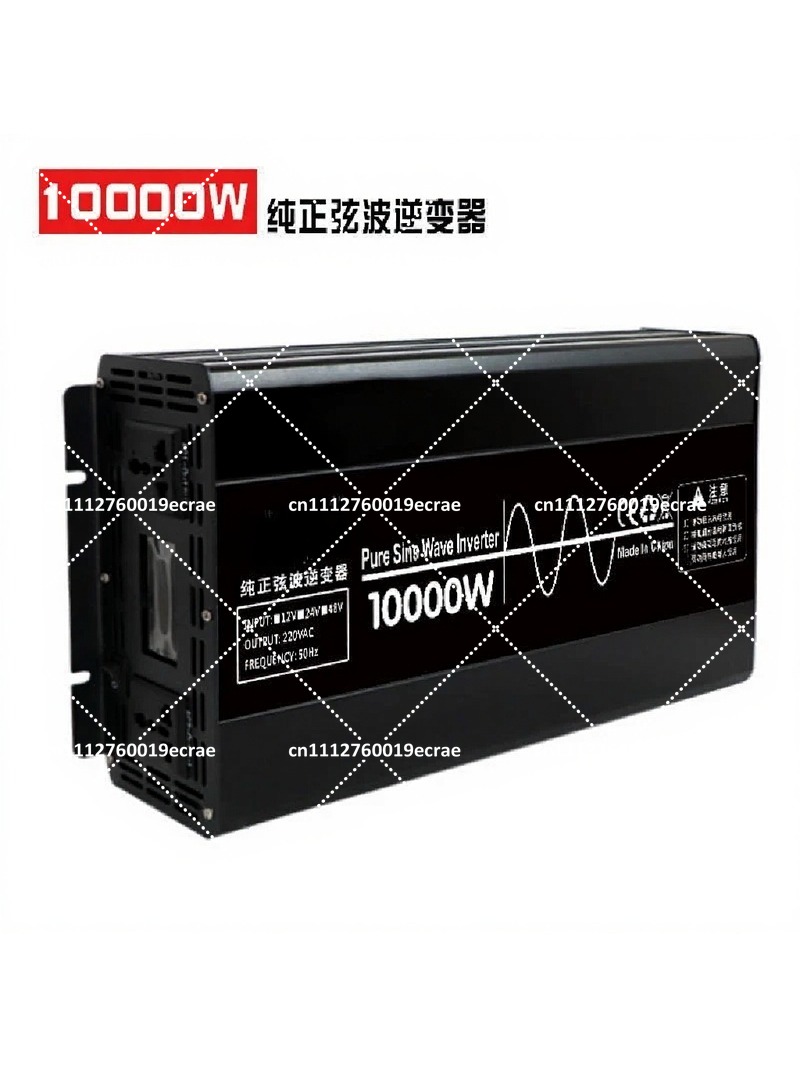 محول طاقة شمسي بموجة جيبية نقي - مراجعة Off Grid Solar Inverter 48V 6000W وسعره