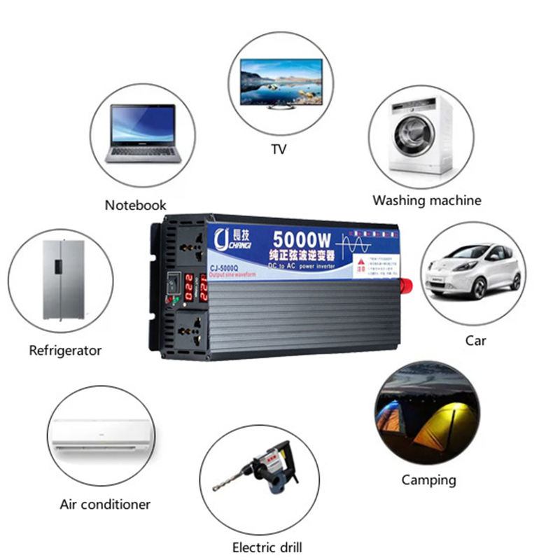 4000 واط/5000 واط/5500 واط/300 - مراجعة Inverter Pure Sine Wave 60Hz 120V 3000W وسعره