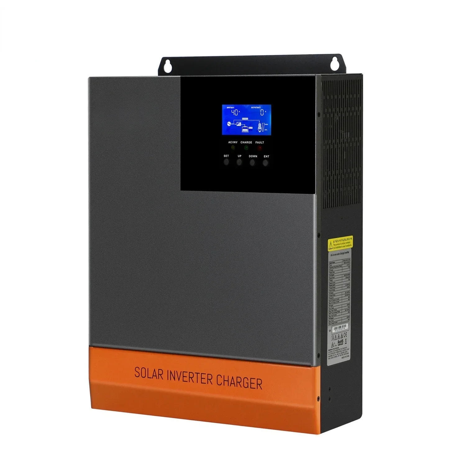 5.5kW MPPT 100A بصري 220 فولت  - مراجعة Hybrid Solar Inverter 5.5Kw Mppt 48V وسعره