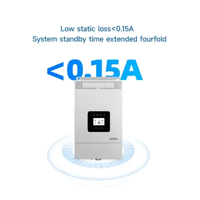 أحدث محول طاقة شمسية هجين خارج - مراجعة Hybrid Solar Inverter 5.5Kw Mppt 48V وسعره