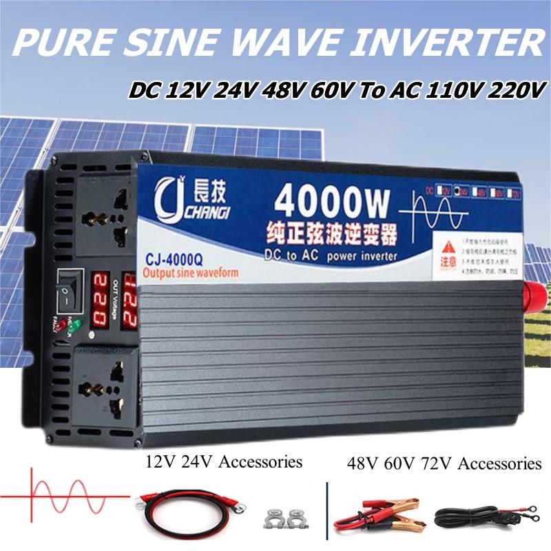 4000 واط/5000 واط/5500 واط/300 - مراجعة Inverter Pure Sine Wave 60Hz 120V 3000W وسعره