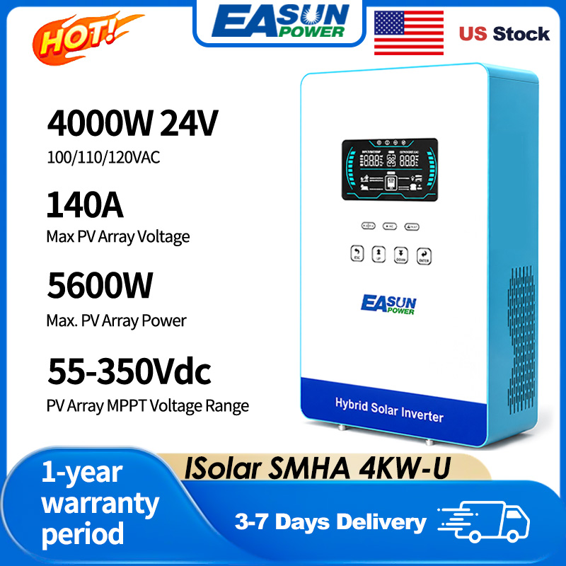 EASUN POWER محول طاقة هجين خار - مراجعة Grid Tie Inverter Limiter 2000W وسعره