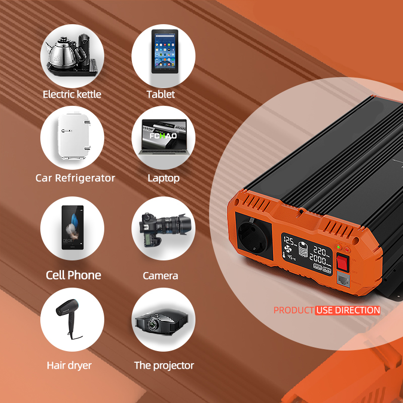 FCHAO 4000W Power Pure Sine Wa - مراجعة Power Inverter 12V 220V 4000W Continuous وسعره