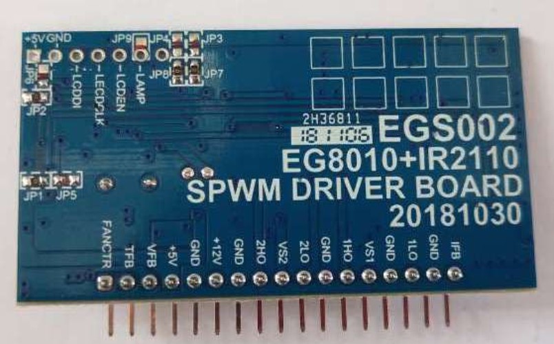 لوحة تشغيل محول الموجة الجيبية - مراجعة Egs002 Pure Sine Wave Inverter Driver Board وسعره