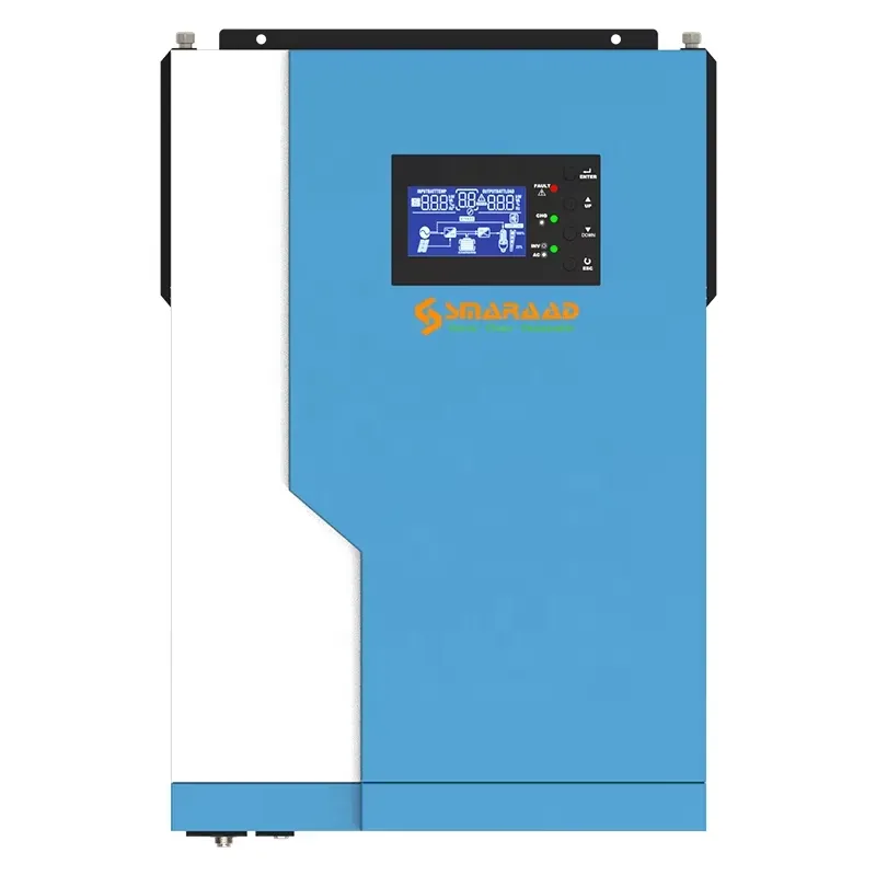 جهاز تحكم بالطاقة الشمسية 3.5  - مراجعة Hybrid Solar Inverter 5.5Kw Mppt 48V وسعره