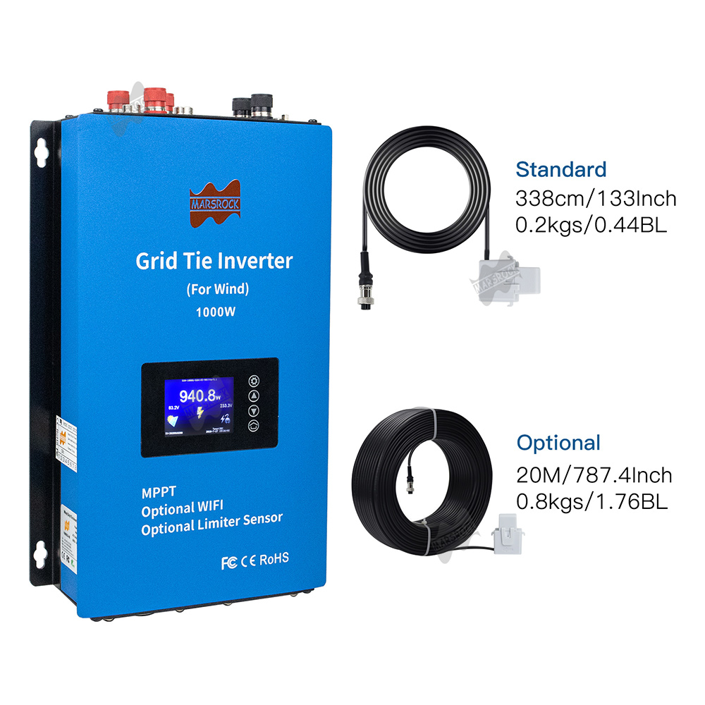 20 متر المحدد الاستشعار كابل ل - مراجعة Grid Tie Inverter Limiter 2000W وسعره