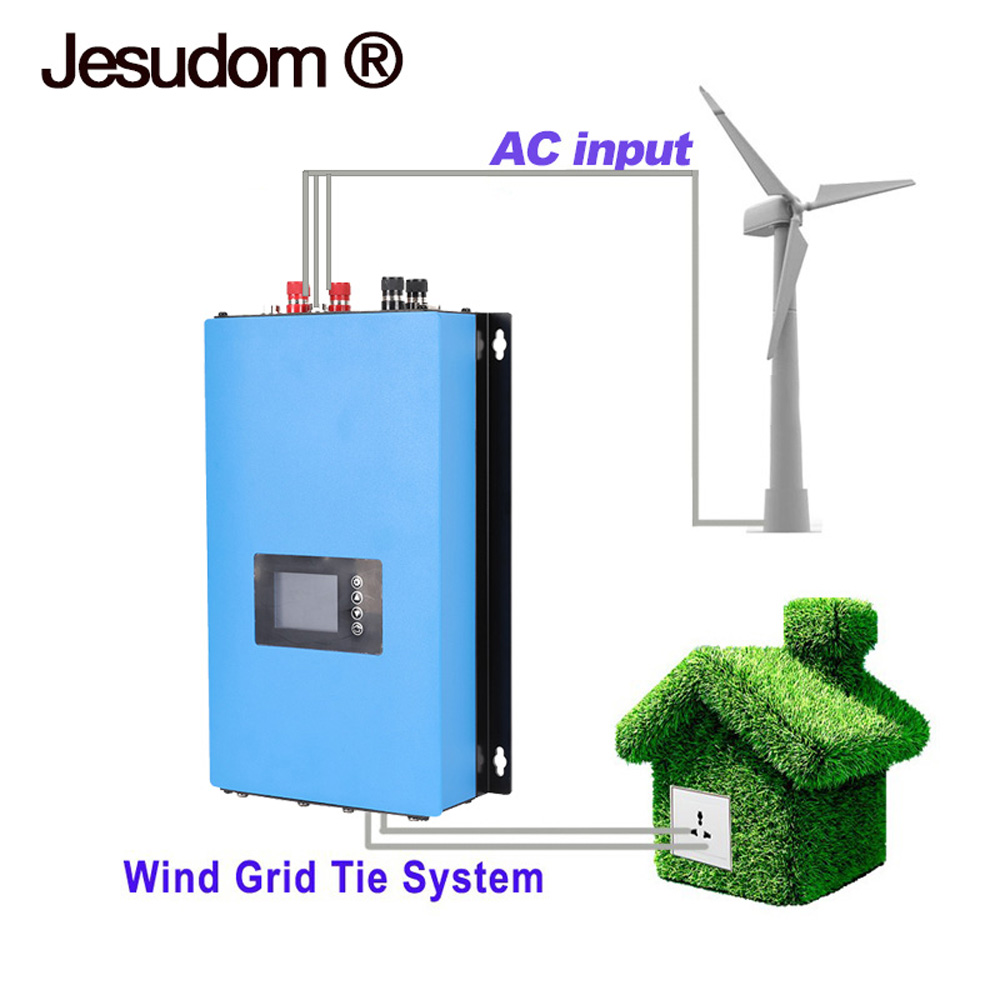 Jesudom Wind عاكس تيار شبكي 20 - مراجعة Grid Tie Inverter Limiter 2000W وسعره