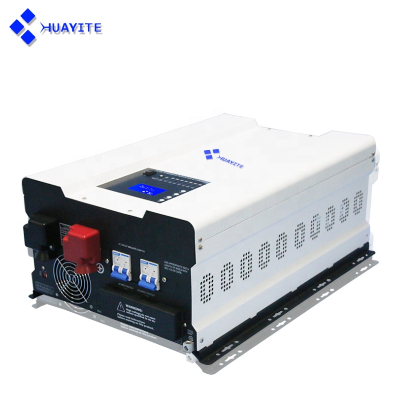 محول طاقة شمسية هجين خارج الشب - مراجعة Off Grid Solar Inverter 48V 6000W وسعره