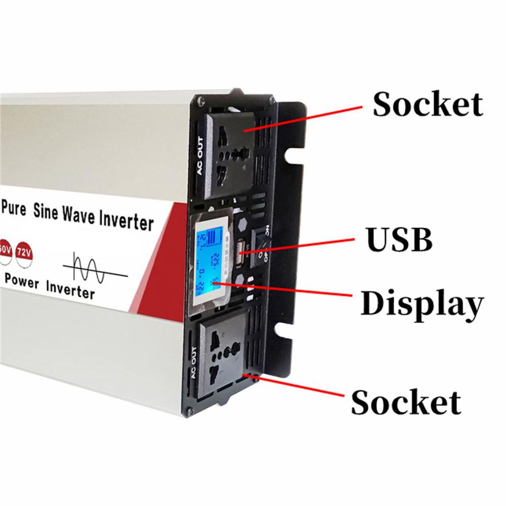 4000 واط/5000 واط/5500 واط/300 - مراجعة Inverter Pure Sine Wave 60Hz 120V 3000W وسعره
