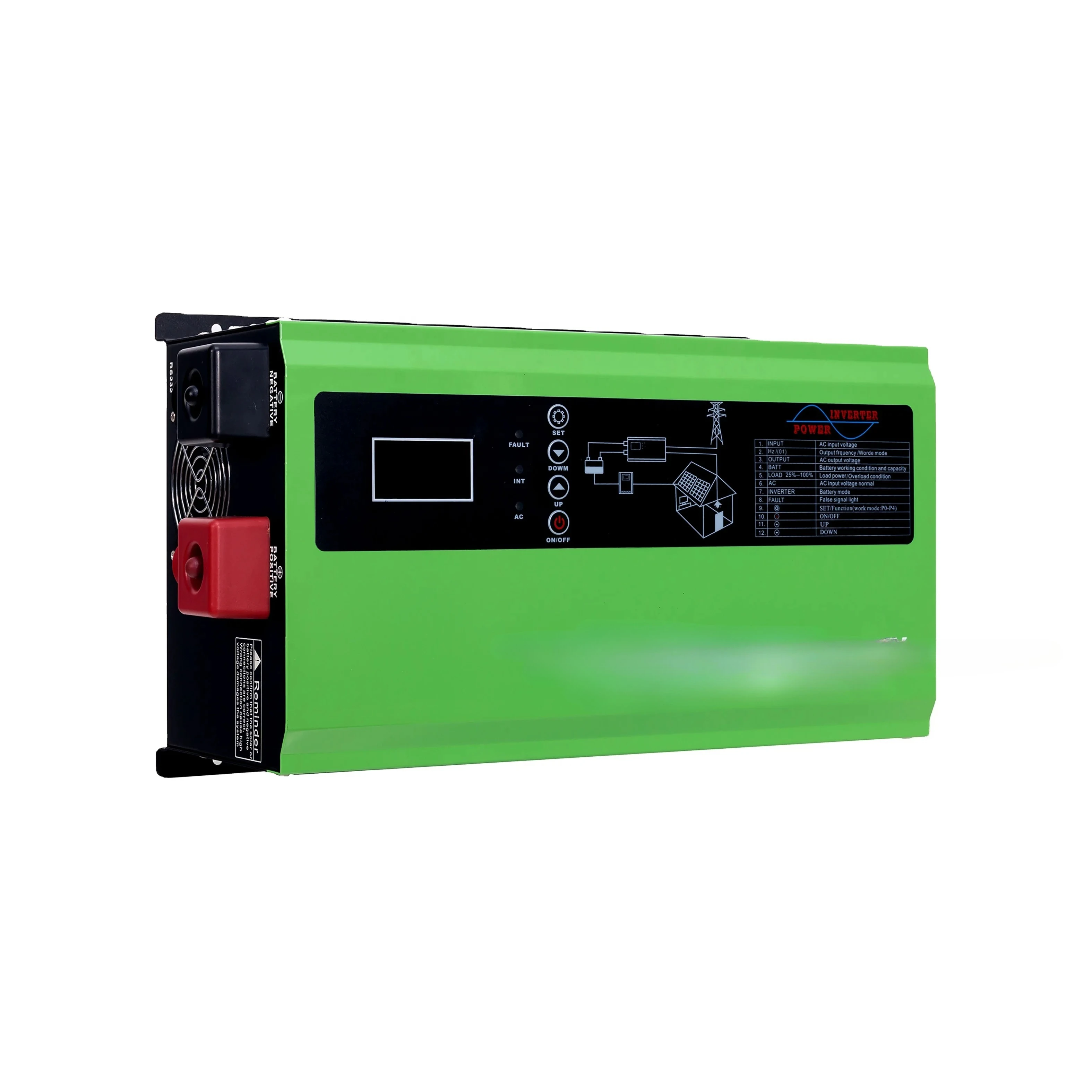محولات ومحولات الطاقة الشمسية  - مراجعة Off Grid Solar Inverter 48V 6000W وسعره